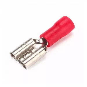 Terminal Fêmea Pré-Isolado 0,5-1,5mm Vermelho 10 unidades