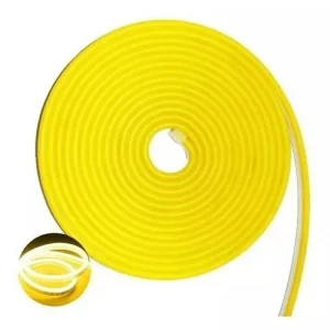 Fita de LED Neon Amarela 12v - 5 Metros