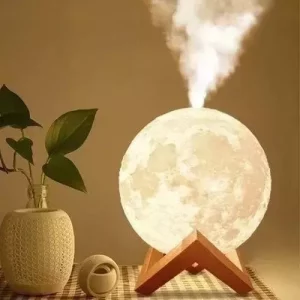 Luminária De Lua Cheia - Umidificador De Ar