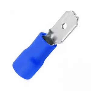 Terminal Macho Pré-Isolado 1,1-1,5mm Azul 10 unidades