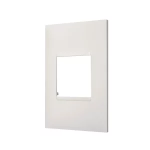 Placa 2 postos 4x2 branca