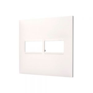 Placa 4x4 1+1 Posto Branco