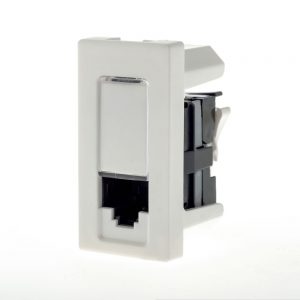 Módulo tomada de dados RJ45 Branco