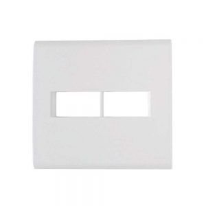 Placa 4x4 2 Postos Tramontina Liz - Branco