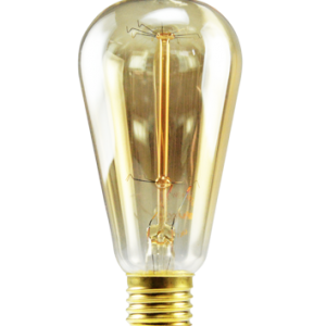 Lâmpada de Filamento de Carbono Dimerizável 2400K 40W