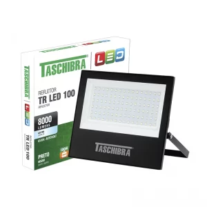 Refletor LED TR Slim 100w 6500k Luz Fria Taschibra