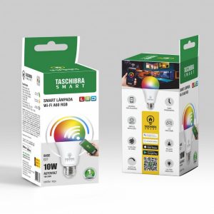 Lâmpada SMART LED WI-FI 10w RGB