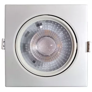 Spot LED Quadrado 7W 3000K
